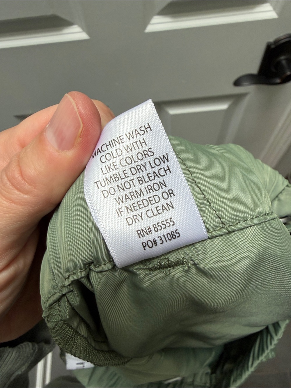 PISTOLA Light Green Cargo Drawstring Jogger Pants Size S / Summer Chic - Picture 6 of 6